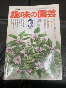 ★昭和52年★NHK 「趣味の園芸」３月　小品盆栽　春の挿し木と接ぎ木　アザレア　野菜作り　　（奥ベッド下保管）