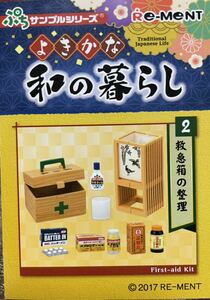未開封　リーメント ぷちサンプルシリーズ よきかな和の暮らし　②救急箱の整理