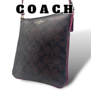 COACH コーチ ミニショルダーバッグ シグネチャー PVC F35940