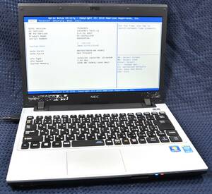 起動確認のみ(ジャンク扱い) NEC VK25LC-M CPU:i3-4100M RAM:4G HDD:無し (管:KP240