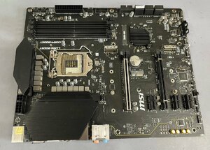 送料無料　msi z490-s01 マザーボード　IO パネル付き BIOS通電確認のみ　