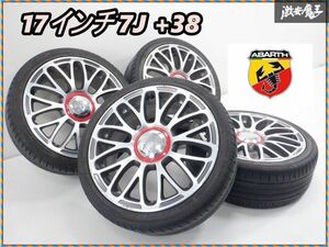 アバルト純正 595 コンペティツィオーネ ホイール 17インチ 7J +38 4穴 PCD98 ★ 棚1F21