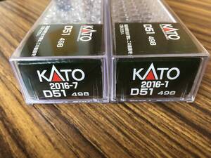 ◇新品・未使用品◇KATO 2016-1・2016-7 D51 498