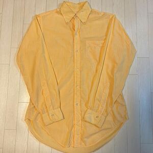 70s Brooks Brothers ブルックスブラザーズ 6ボタン ギンガムチェック ボタンダウン ビンテージ 長袖シャツ