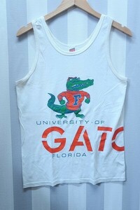 2-8728A/SOFFE SHIRTS UNIVERSITY OF GATORS FLORIDA カレッジタンクトップ USA製ソフィー ビンテージ 送料200円 