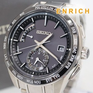 SEIKO セイコー ブライツ ワールドタイム SAGA167 8B54-0BC0 ステンレススチールxセラミック メンズ 未使用級 美品 / 9883