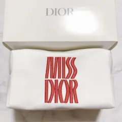 Dior MISSDIORミスディオール ロゴ刺繍ポーチ