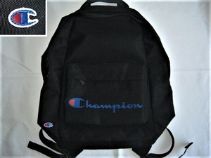 ★中古品 champion チャンピオン デイパック バックパック リュックサック 黒 22L 22リットル B4収納可 通学 ACE Co.,Ltd.エース株式会社★