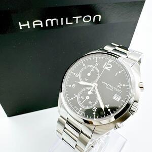 稼働 Hamilton KHAKI AVIATION ハミルトン カーキ 腕時計 メンズ クロノグラフ スモールセコンド 箱付き