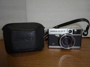 中古現状品 OLYMPUS/オリンパス 35 EC 2 フィルムカメラ レンジファインダー E.ZUIKO 1:2.8 42mm フィルムカメラ ジャンク