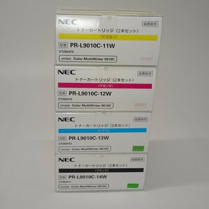 4色セット 純正 NEC PR-L9010C-11W/PR-L9010C-12W/PR-L9010C-13W/PR-L9010C-14W トナーカートリッジ MultiWriter 9010C用 NO.5854