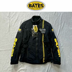 新品 BATES BJ-W001 YELLOW Mサイズ ベイツ 中綿入りナイロンジャケット ライディングジャケット 裏地起毛素材 防寒 防風 A51221-1