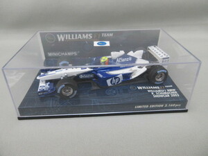 ★ミニチャンプス　MINICHAPS 1/43★ウィリアムズ　WILLAMS　F1 BMW R.SCHUMACHER ラルフ・シューマッハ　2003　SHOWCAR　ショーカー★