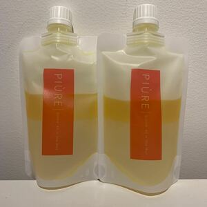 新品未使用品　PIURE　バブルオールインワンミスト【二層式ローション】詰替用150ml 2袋セット売り　3980円相当