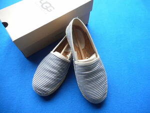 UGG アグ M　KAS STRIPE 1008435 ストライプ柄 M/WNY 箱付き 26cm/中古