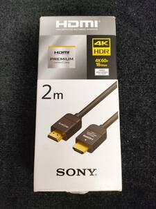 SONY ソニー プレミアムハイスピードHDMIケーブル 2m 4K60P DLC-HX20