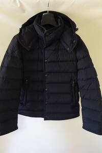 美品 MONCLER モンクレール ダウンジャケット 黒 0 DOUDOUNE ELASTIQUE DIST 国内直営店購入 XS　a