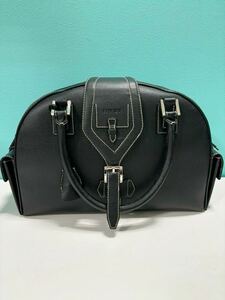 ロエベ　loewe　センダ　ハンドバッグ　レザー　ブラック　ミニボストンバッグ 黒