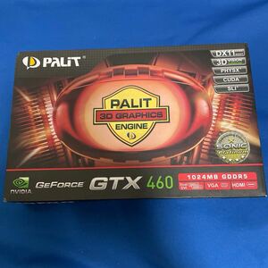 未使用 PALIT GEFORCE GTX 460 NE5X460HF1102（GTX460）1024MB GDDR5 