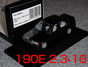 1/43 メルセデス 190E 2.3-16 ブラック 1984 ベンツ Mercedes Benz EVO2