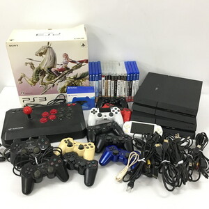 TEI【現状渡し品】PS3 PS4本体 コントローラー ソフトまとめ売り 動作未確認 現状お渡し品〈033-250117-AT-04-TEI〉