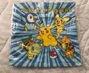 新品★ポケモン★ハンドタオル★ピカチュウお仲間たくさん★お出かけ★保育園用に