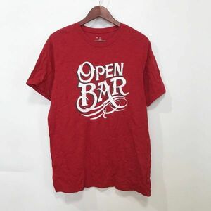 ★GAP プリントTシャツ RED L