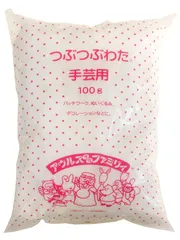 バイリーン つぶつぶわた 手芸用 100g 白 TB-100G