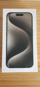 5/26入荷　新品　iPhone15pro ナチュラルチタニウム Apple 512GB　送料無料