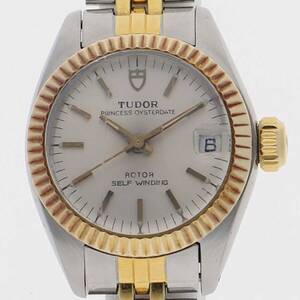 TUDOR チュードル 92313 プリンセスデイト シルバーダイヤル SS/YG 自動巻き レディース 【123624】