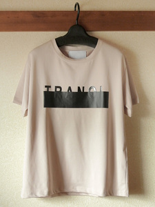 【送料無料】TRANOI. トラノイ 半袖Tシャツ未使用品 ベージュ/レディース 品番:145J216