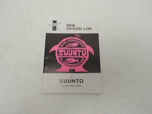 未使用 SUUNTO スント ログブック サイズ:W15.5cm×H11cm スキューバダイビング用品 [B3-59339]