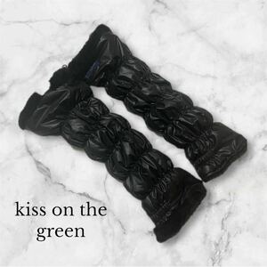 キスオンザグリーン　kiss on the green 防寒　暖かレッグウォーマー　裏ボア　暖かレッグウォーマー　ゴルフウェア