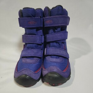 KEEN　キーン　ブーツ　紫色　22cm　