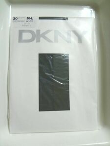 新品 DKNY ストッキング 30デニール M-L NYボトルグリーン
