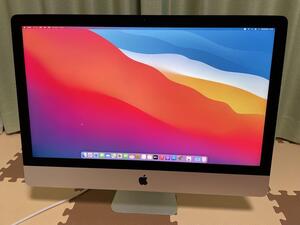 美品 Apple iMac Retina 5K 27インチ 2020 Nano-textureガラス搭載 3.8 GHz i7/16GB/SSD 512GB