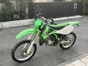 カワサキKX125 2スト 41馬力！！ 公道仕様 オフロード レーサー モトクロス 予備部品多数 【引取限定】