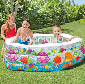 新入荷☆大型家庭用プール 直径191ｃｍ、深さ61ｃｍの特大プール！子供楽園 エア遊具 暑さ対策YC30