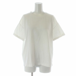 オーラリー AURALEE SEAMLESS CREW NECK BIG TEE Tシャツ カットソー クルーネック 半袖 1 M 白 ホワイト A00T05ST /KL レディース