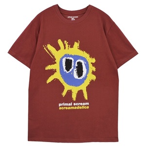 PRIMAL SCREAM プライマルスクリーム Screamadelica Tシャツ BURGUNDY XLサイズ オフィシャル