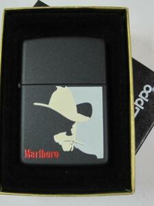 Zippo Marlboro Man（マルボロ）シルエット★新品#黒1992