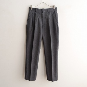 【美品/定価2.3万】シンゾーン THE SHINZONE *CHRYSLER PANTS タックパンツ*32グレーストレート(25-2410-93)【60K42】