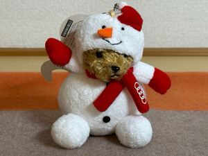 【新品未使用 タグ付き】Audi アウディ ベア くま クマ ぬいぐるみ キーホルダー 雪だるま クリスマス サンタ