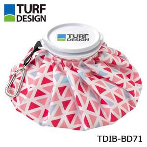 新品★ターフデザイン★TURF DESIGN★TDIB-BD71 アイスバッグ カラビナ付き★氷のう★アイシング 熱中症対策★ピンク