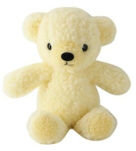 新品xx★★童心★NEWクマのフカフカ　日本製　クマ　クリーム（1600） （くま、クマぬいぐるみ、熊、人形、玩具、おもちゃ