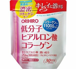 オリヒロ 低分子ヒアルロン酸コラーゲン 袋 180g