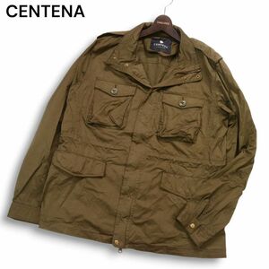 23-24AW★ CENTENA センテナ 通年 キマイラスキンSC★ 軽量 撥水 防風 M-65 フィールド ジャケット Sz.XL　メンズ 定価4.9万　I4T02540_8#O