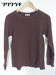 ◇ BEAUTY&YOUTH ビューティ&ユース UNITED ARROWS 長袖 Tシャツ カットソー ブラウン レディース