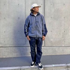 Standard California/スタンダードカリフォルニア SD Polartec Fleece Jacket Blue XL フリースジャケット ポーラテック THERMALPRO