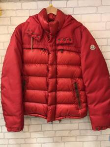 MONCLER モンクレール ダウンジャケtット サイズ2 レッド メンズ JS-432753